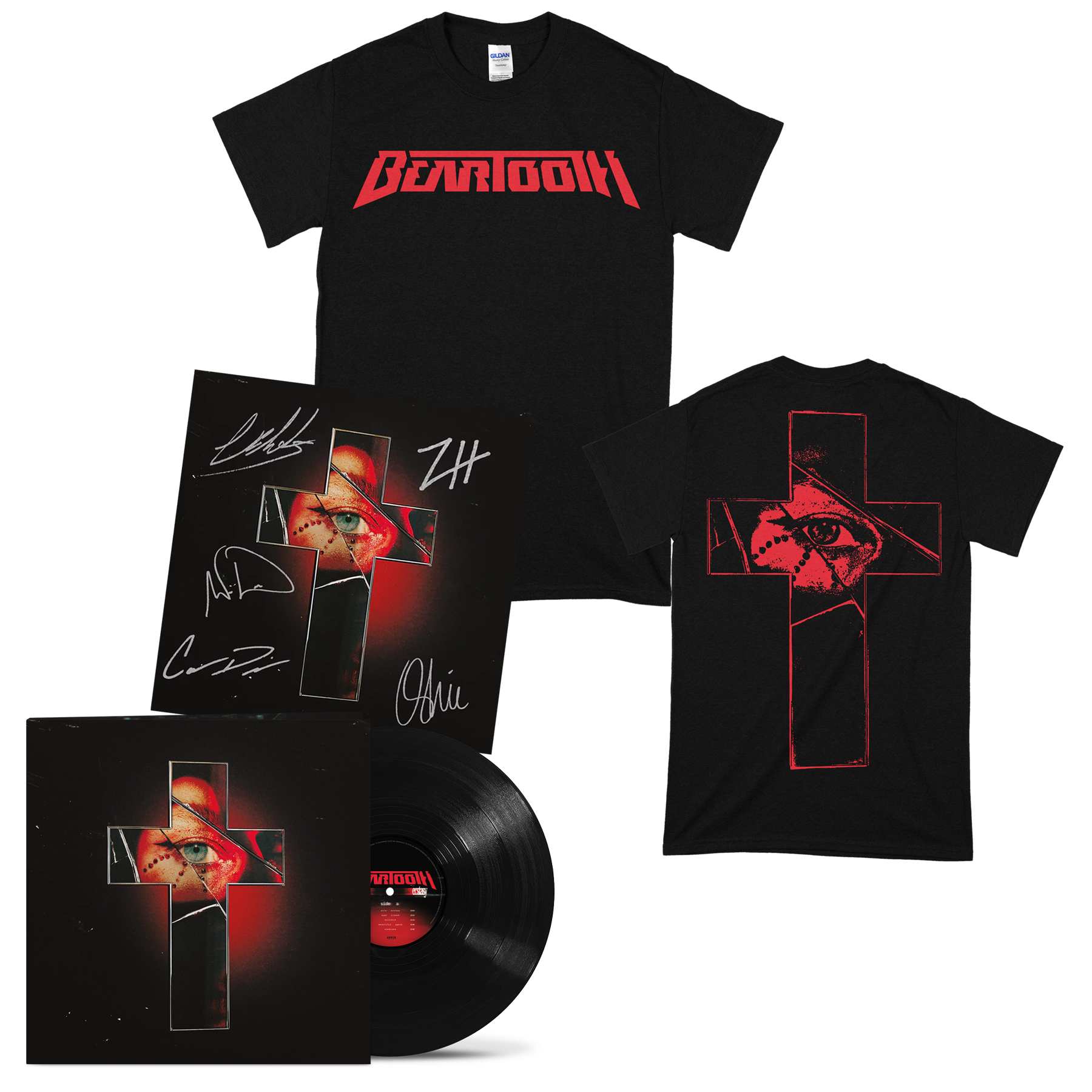 Pure Ecstasy | Black Vinyl Bundle + Signed 12" Print