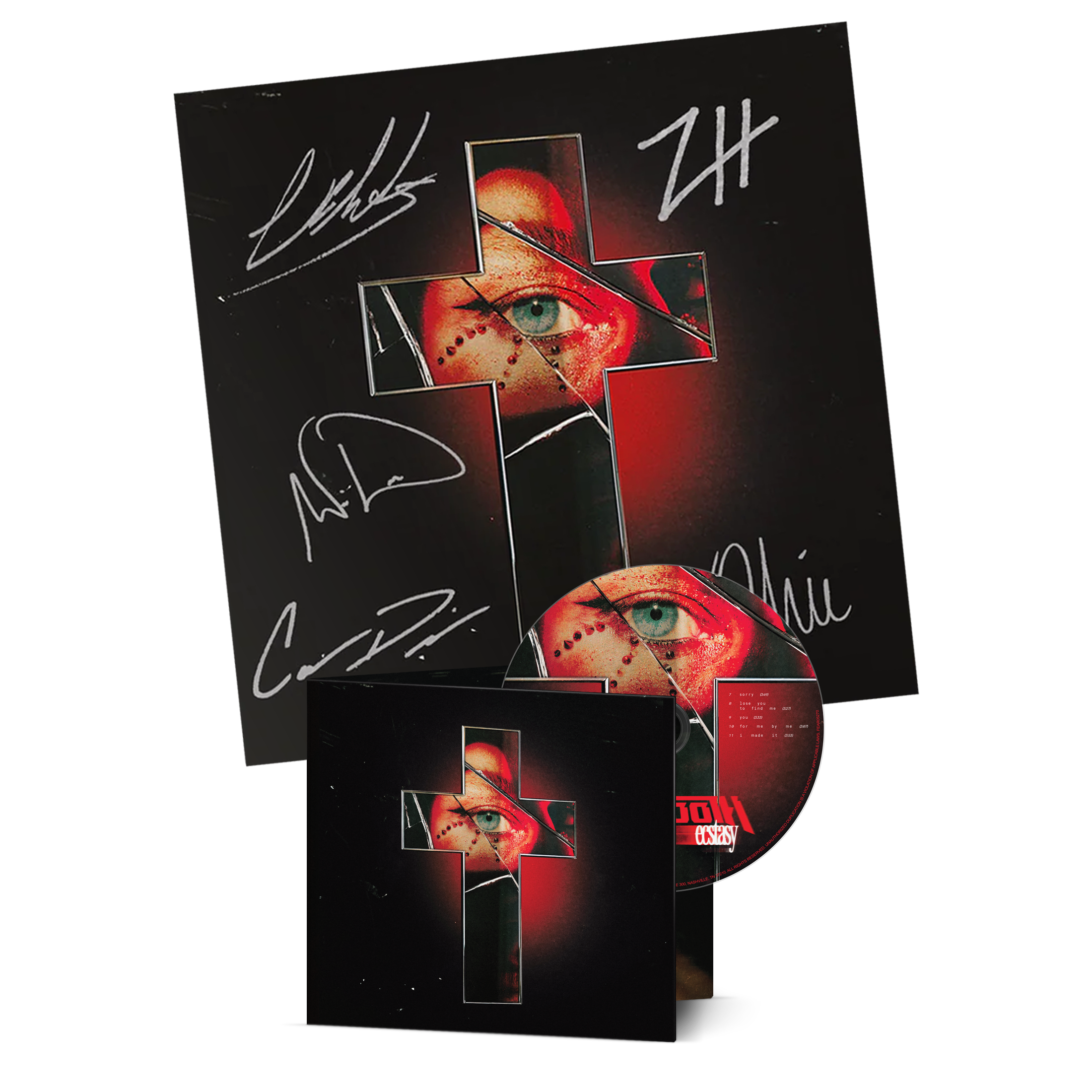 Pure Ecstasy | CD Bundle + Signed 12" Print